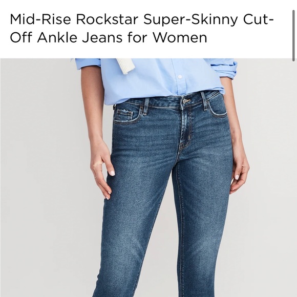 Mid-rise Rockstar Super Skinny Jeans - Picture 2 of 2